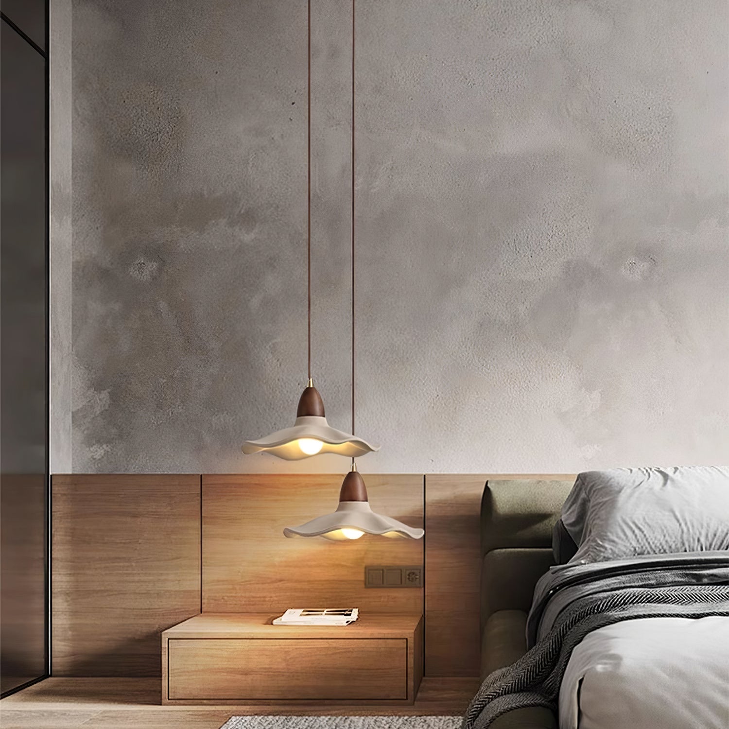Cement Wave Pendant Light pendant Lamp