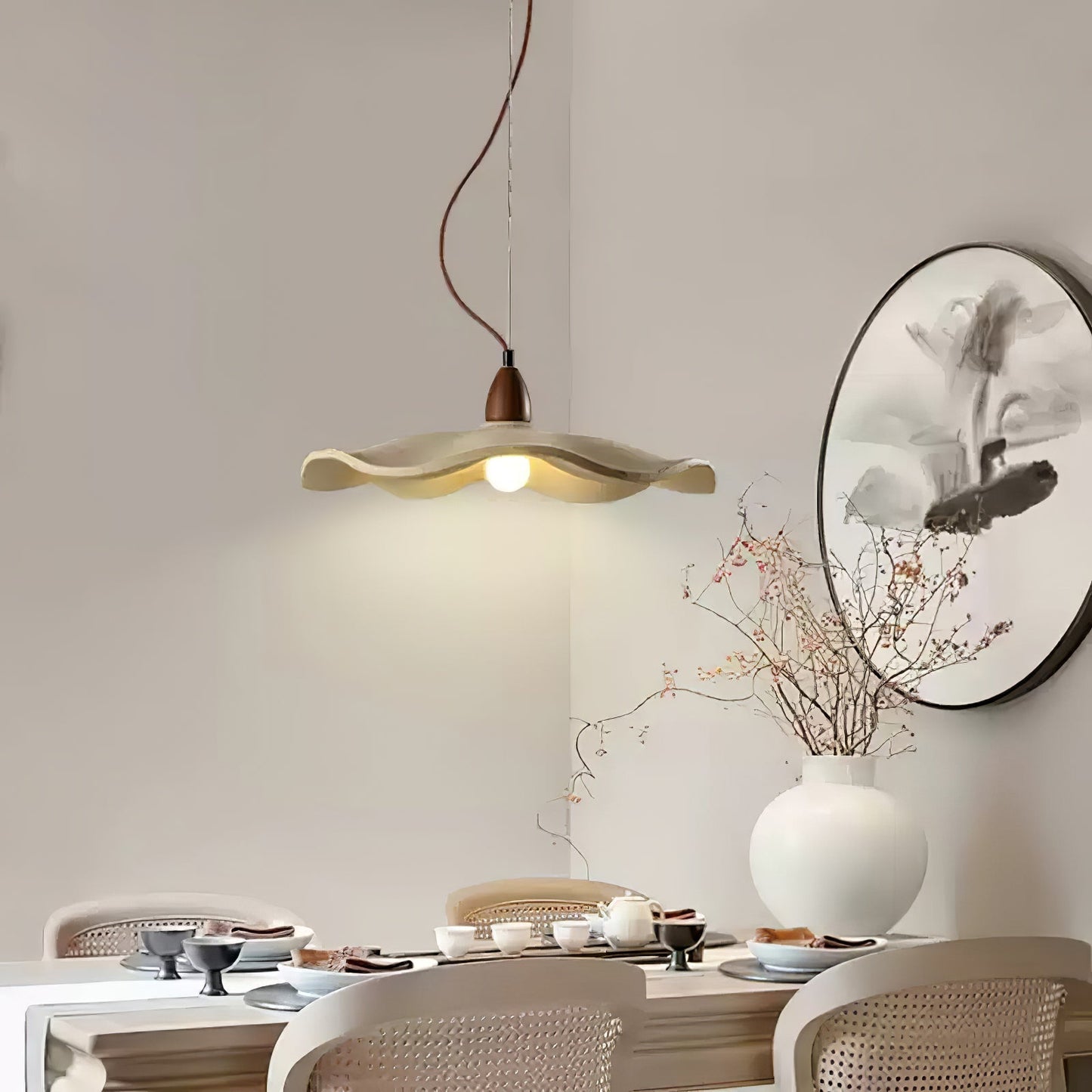 Cement Wave Pendant Light pendant Lamp