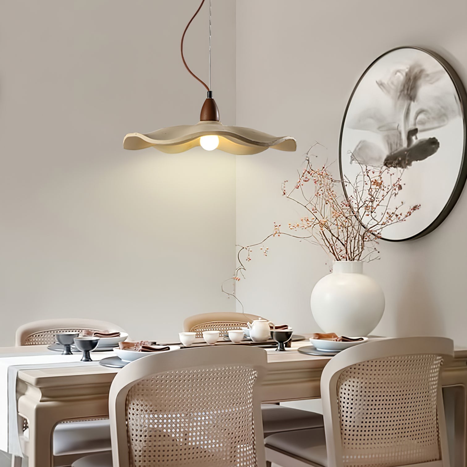 Cement Wave Pendant Light pendant Lamp