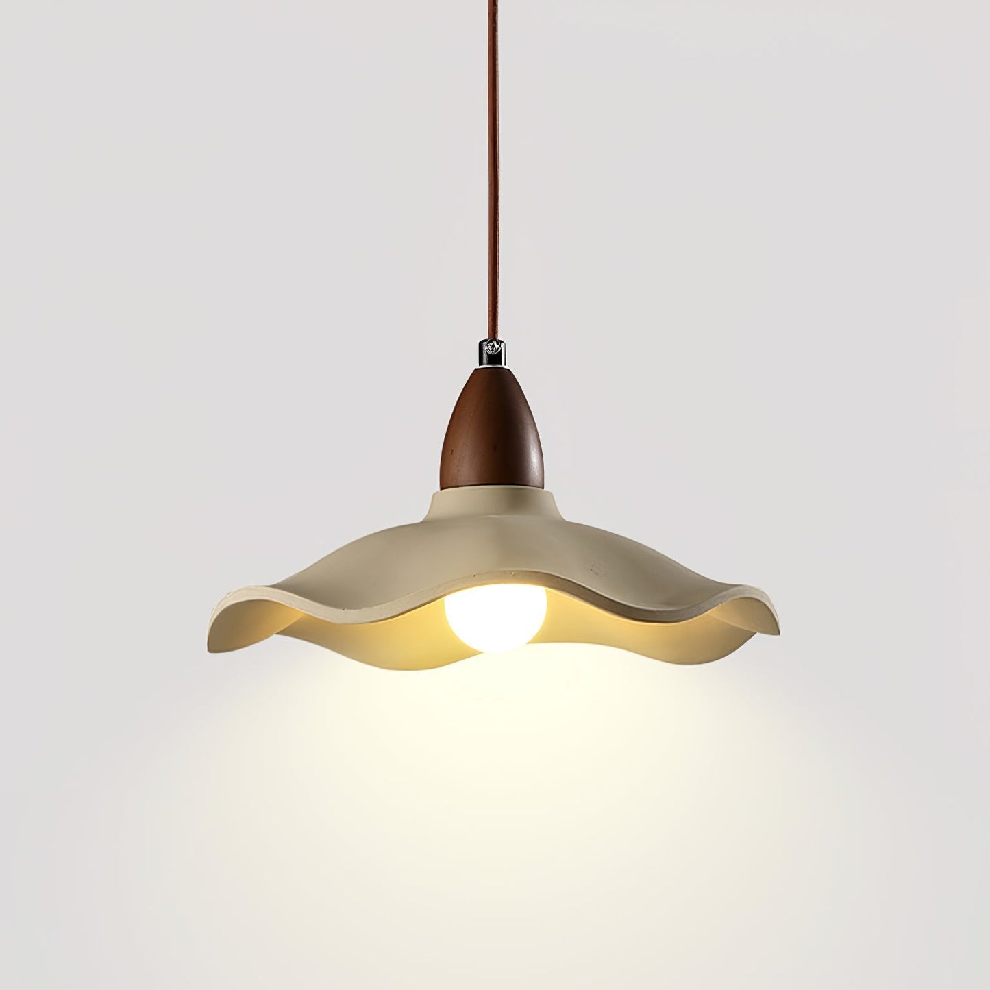 Cement Wave Pendant Light Dia 9.8″ x H 5.9″ / Cement Grey pendant Lamp