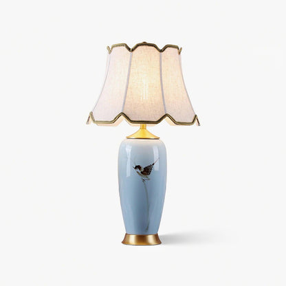 Ceramic Oval Desk Lamp Table lamp