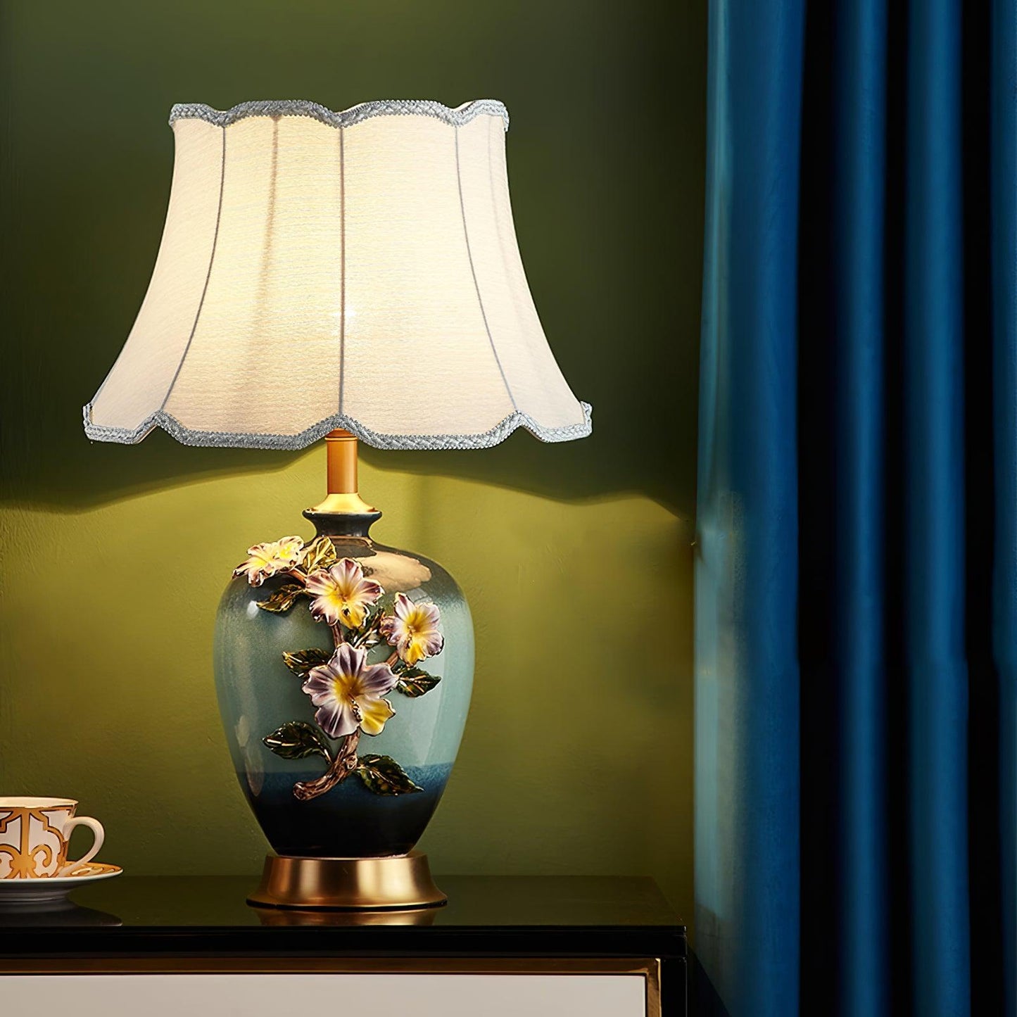 Ceramic Pattern Table Lamp Table lamp