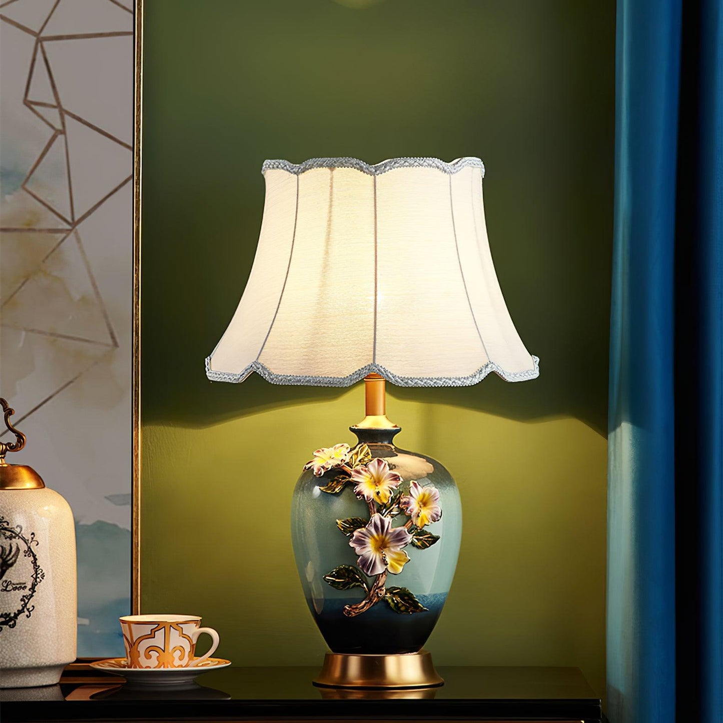 Ceramic Pattern Table Lamp Table lamp