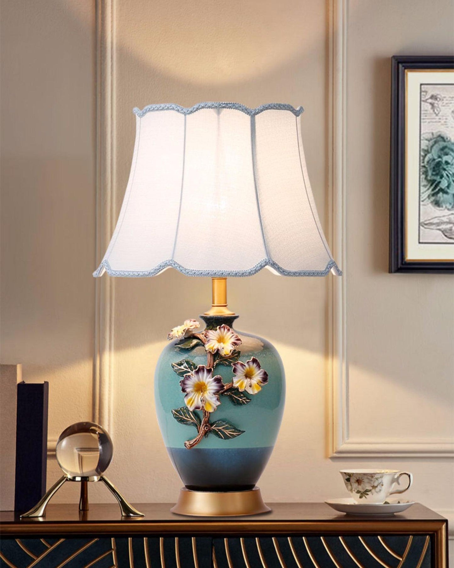 Ceramic Pattern Table Lamp Table lamp