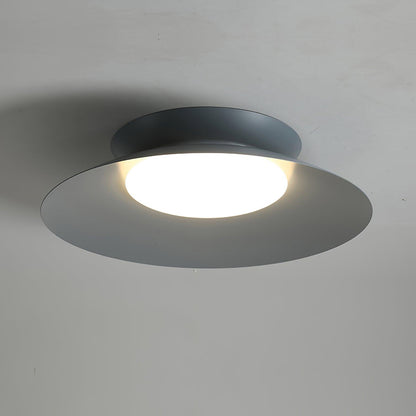 Cetra Ceiling Light ? 19.7″ x H 5.1″ / Dia 50cm x H 13cm / Grey blue / Warm Light Ceiling lamp