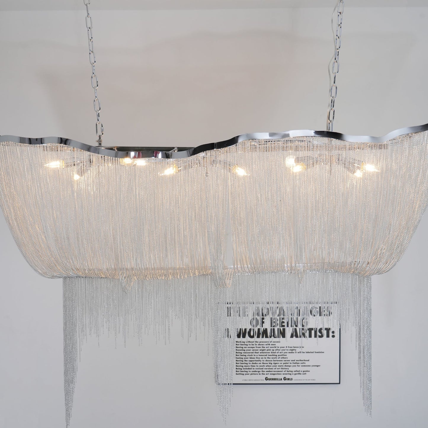 Chains Shimmering Chandelier Chandelier