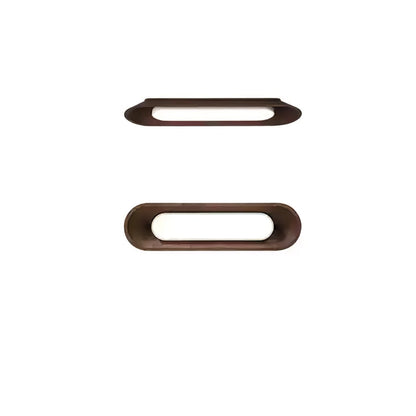 Channel Ceiling Lamp L 50’’ x W 13.8’’ x H 5.5’’ / Walnut Color / Warm Light Ceiling lamp