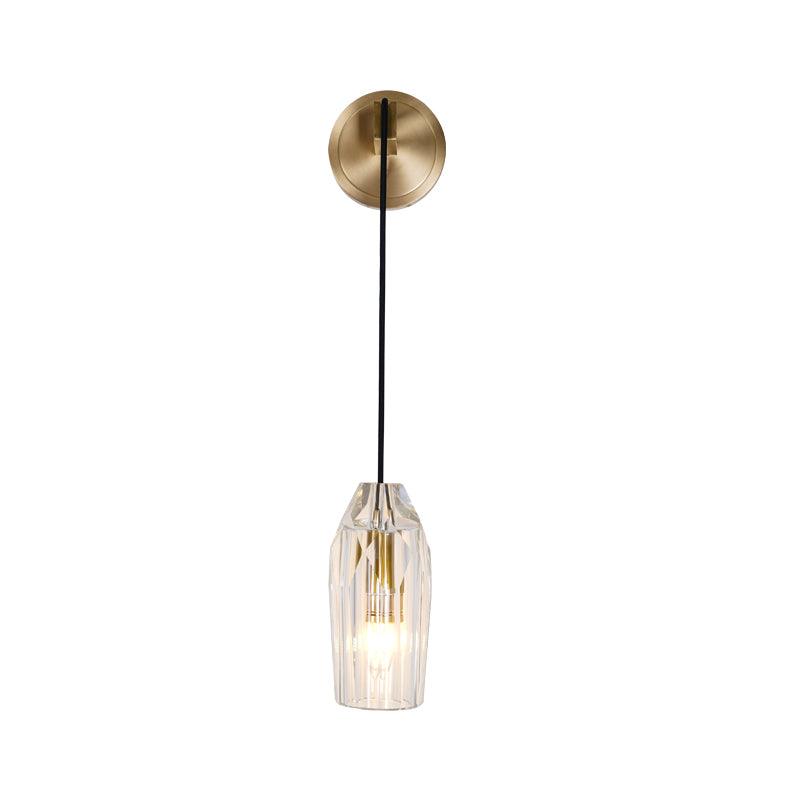 Chatelet Sconce ? 4.7″ x H 8.7″ / Dia 12cm x H 22cm / Brass Wall lamp