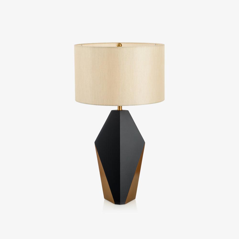 Checklist Table Lamp Dia 14.2″ x H 24.4″ / Dia 36cm x H 62cm / Gold + Black / US plug Table lamp