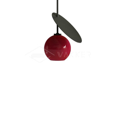 Cherry Pendant Light Φ 9.8″ x H 19.7″ / Dia 25cm x H 50cm / Black/Red Pendant light