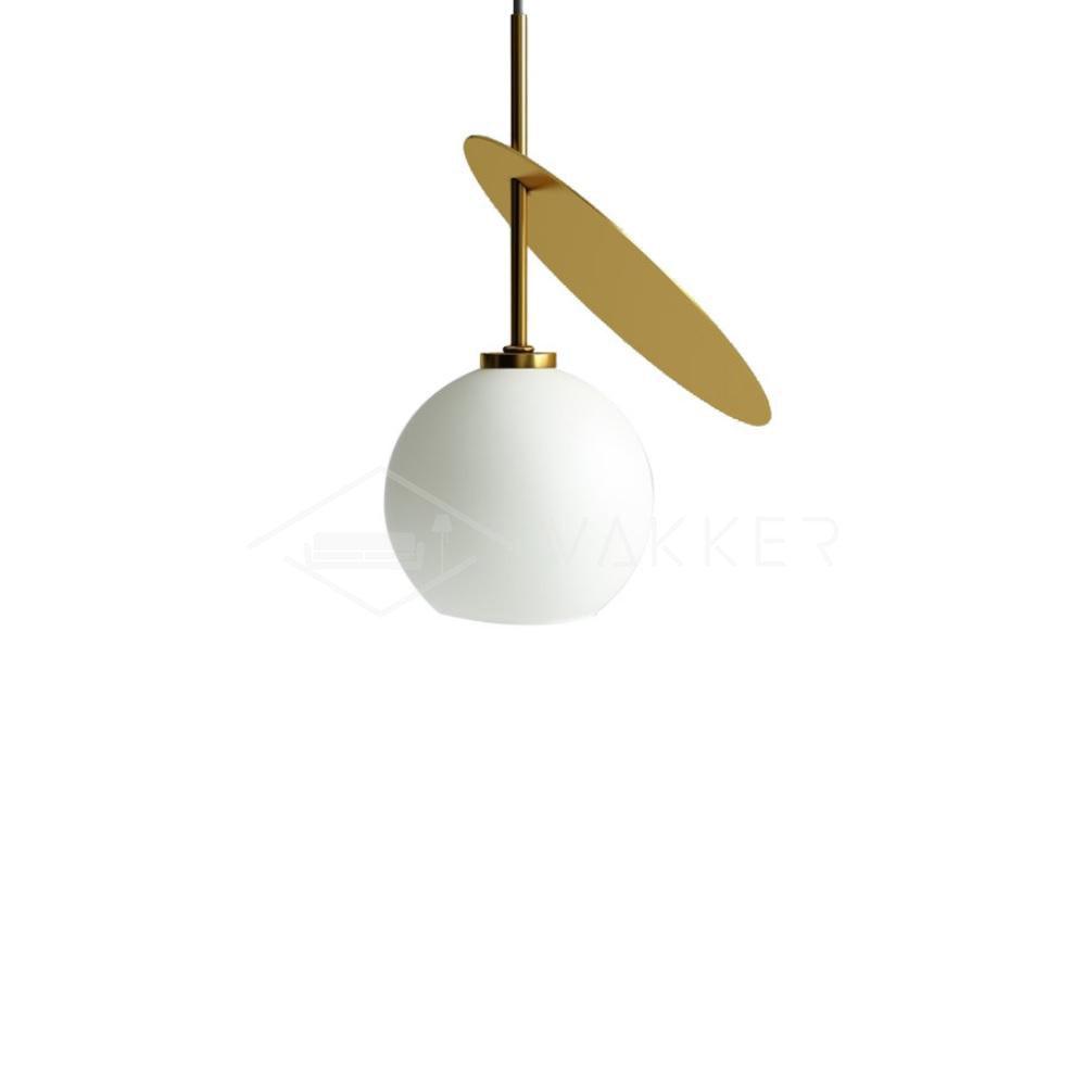 Cherry Pendant Light Φ 9.8″ x H 19.7″ / Dia 25cm x H 50cm / Gold/White Pendant light