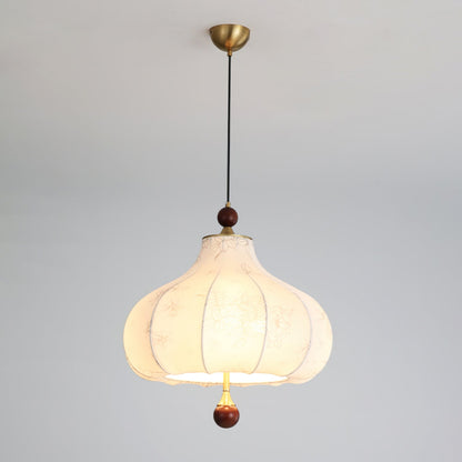 Chestnut Bloom Pendant Lamp Dia 19.4″ x H 22″ / Gold & White Pendant light