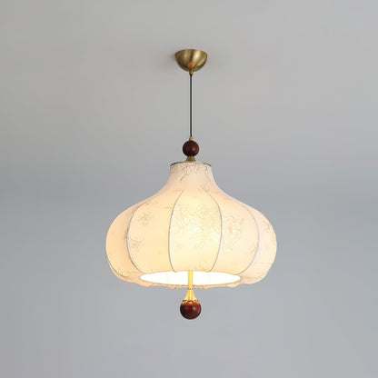 Chestnut Bloom Pendant Lamp Dia 15.7″ x H 18″ / Gold & White Pendant light