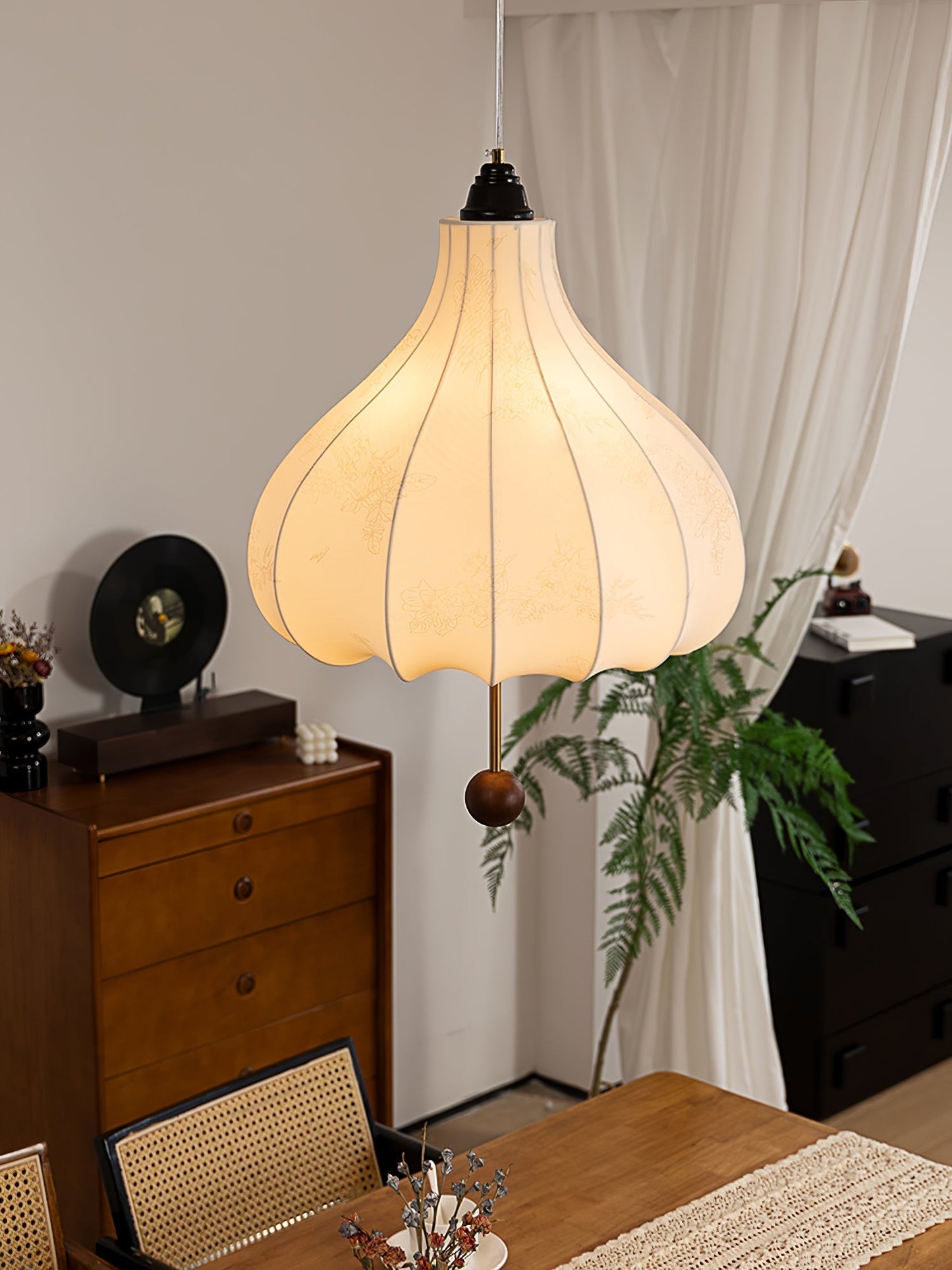 Chestnut Fabric Pendant Light Pendant light
