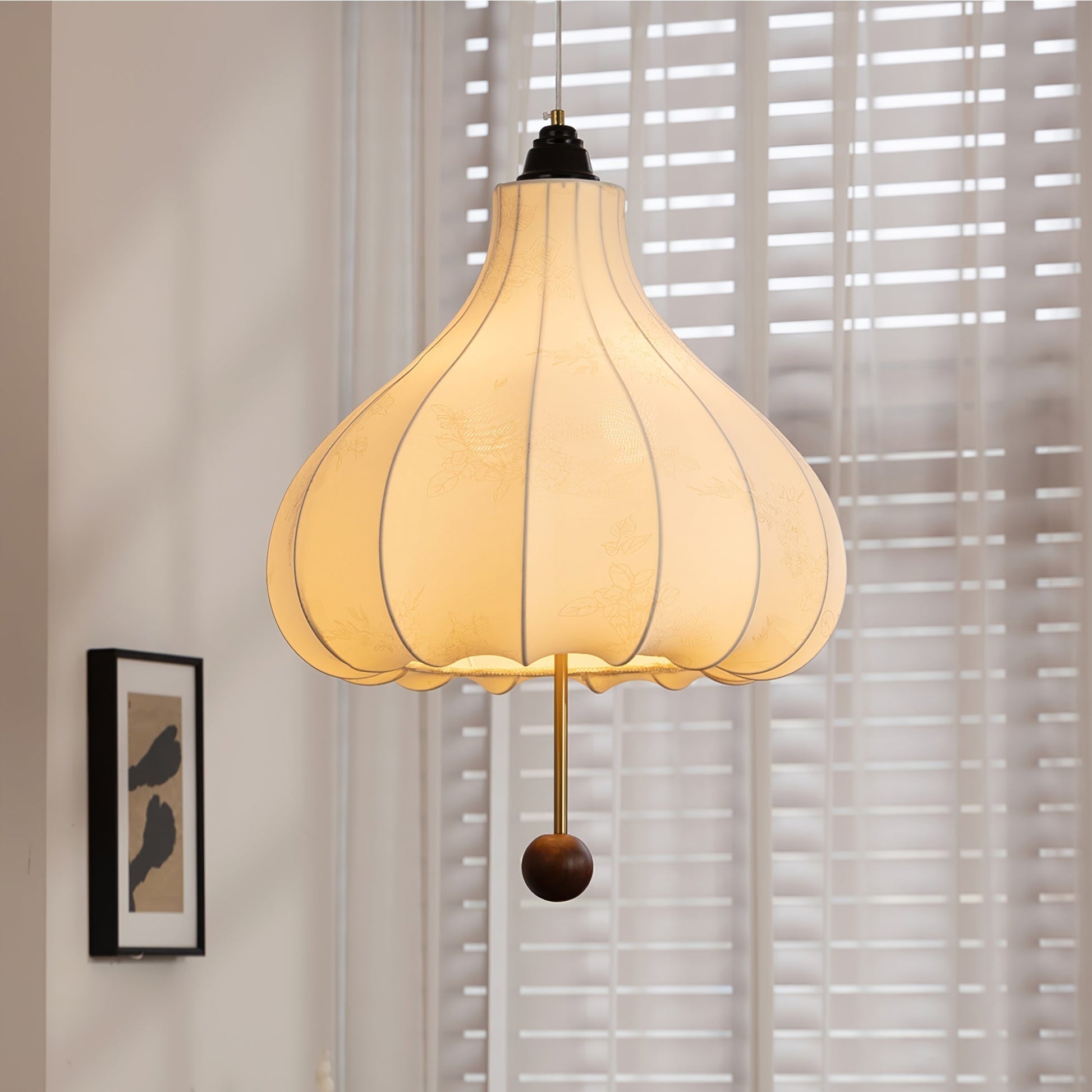 Chestnut Fabric Pendant Light Pendant light