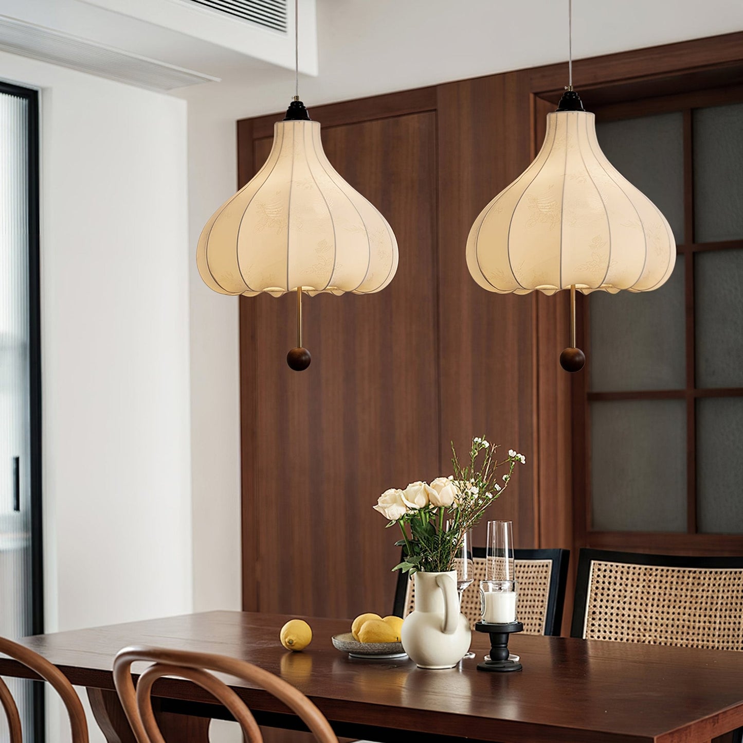 Chestnut Fabric Pendant Light Pendant light