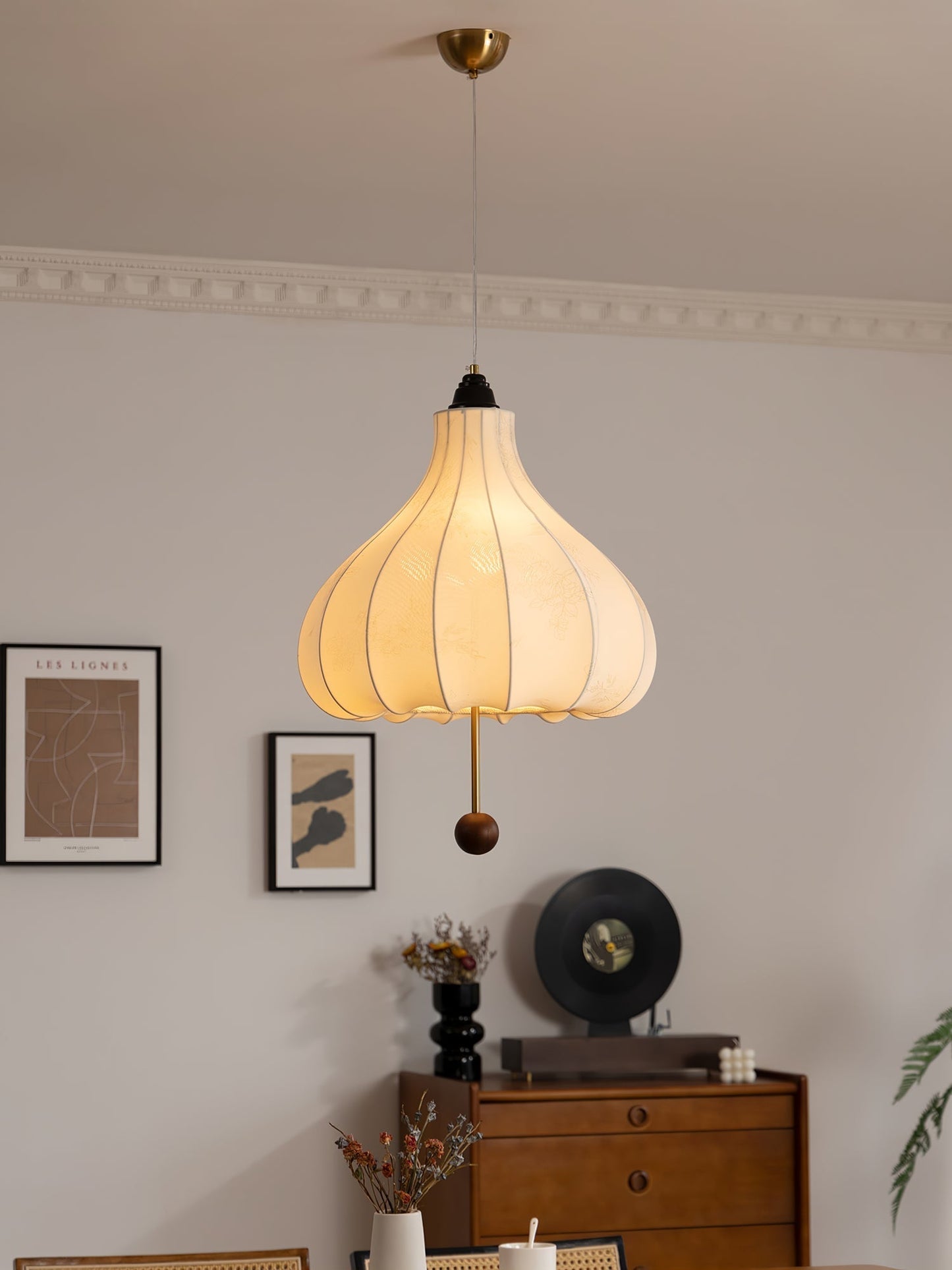 Chestnut Fabric Pendant Light Pendant light
