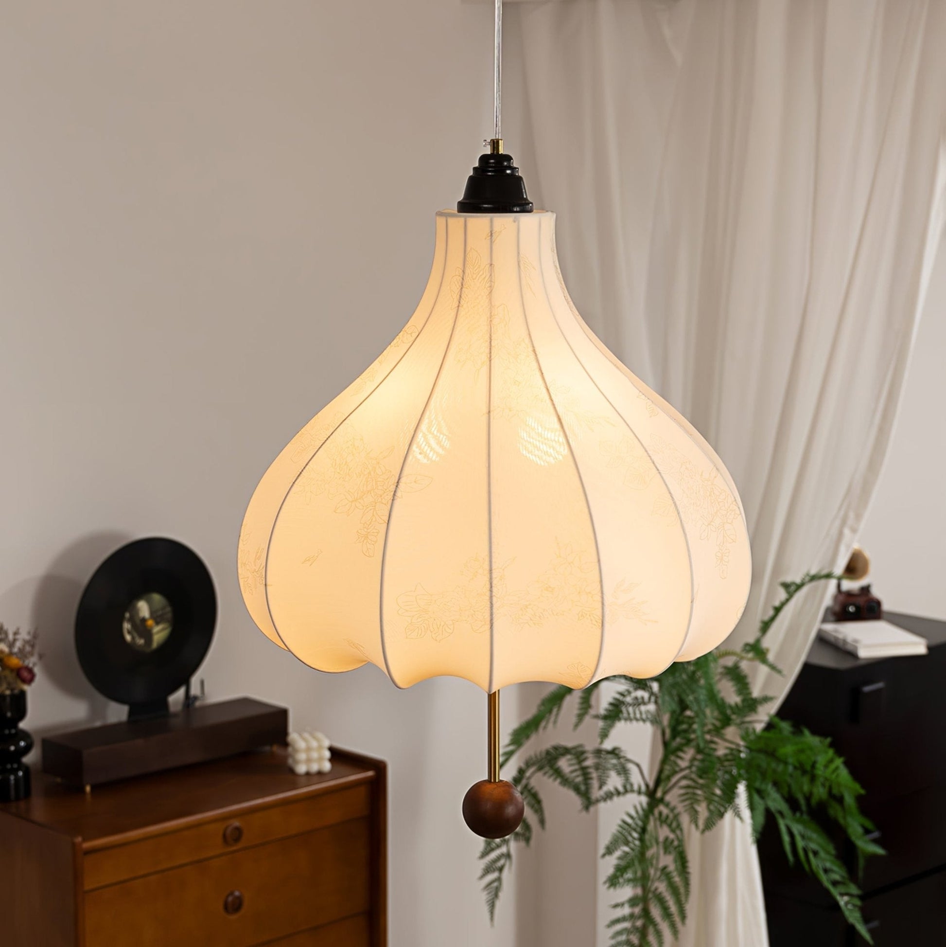 Chestnut Fabric Pendant Light Pendant light