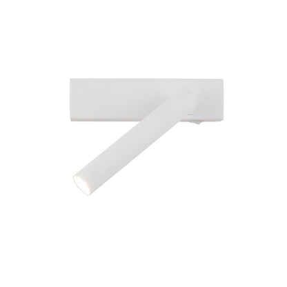 Chors Recessed Wall Lamp Right: Dia 5.9″ x H 1.6″ / Dia 15cm x H 4cm / White Wall lamp