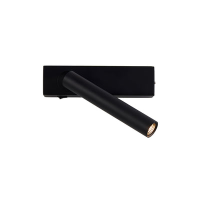Chors Recessed Wall Lamp Left: Dia 5.9″ x H 1.6″ / Dia 15cm x H 4cm / Black Wall lamp