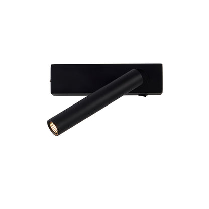Chors Recessed Wall Lamp Right: Dia 5.9″ x H 1.6″ / Dia 15cm x H 4cm / Black Wall lamp
