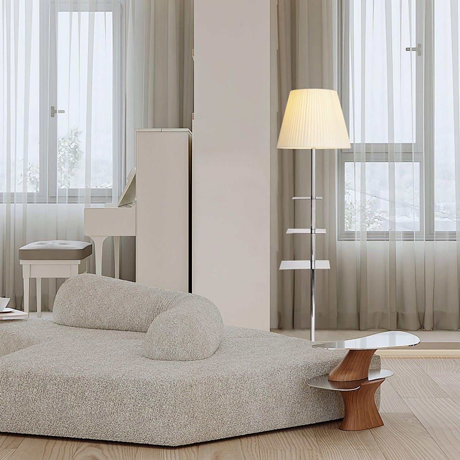 Chrome Prism Side Table Floor Lamp Floor lamp