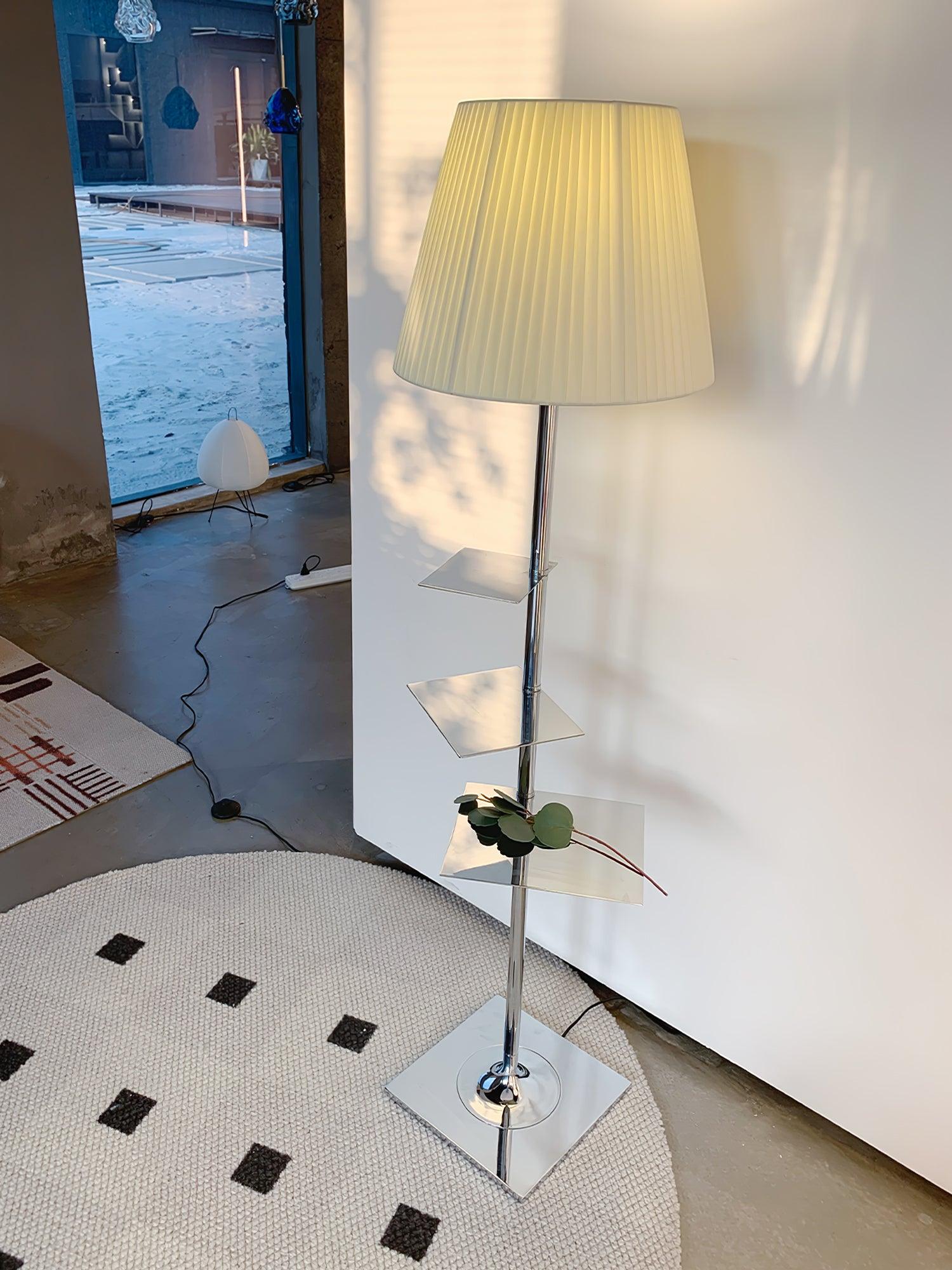 Chrome Prism Side Table Floor Lamp Floor lamp