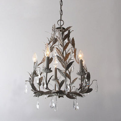 Circeo Chandelier Φ 17.7″ x H 25.6″ / Dia 45cm x H 65cm / Old Gray Chandelier