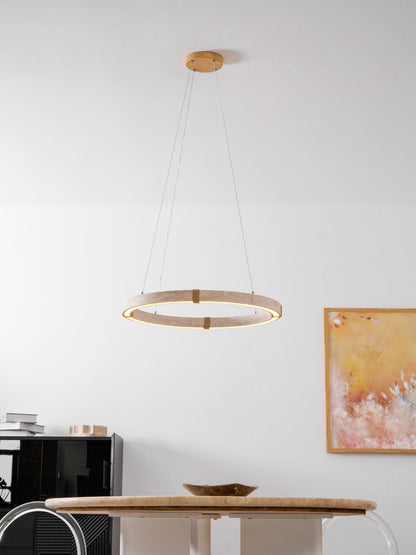 Circle Travertine Pendant Lamp 1001 pendant Lamp