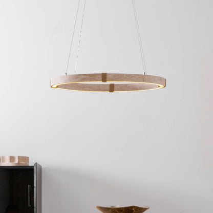 Circle Travertine Pendant Lamp 1001 pendant Lamp
