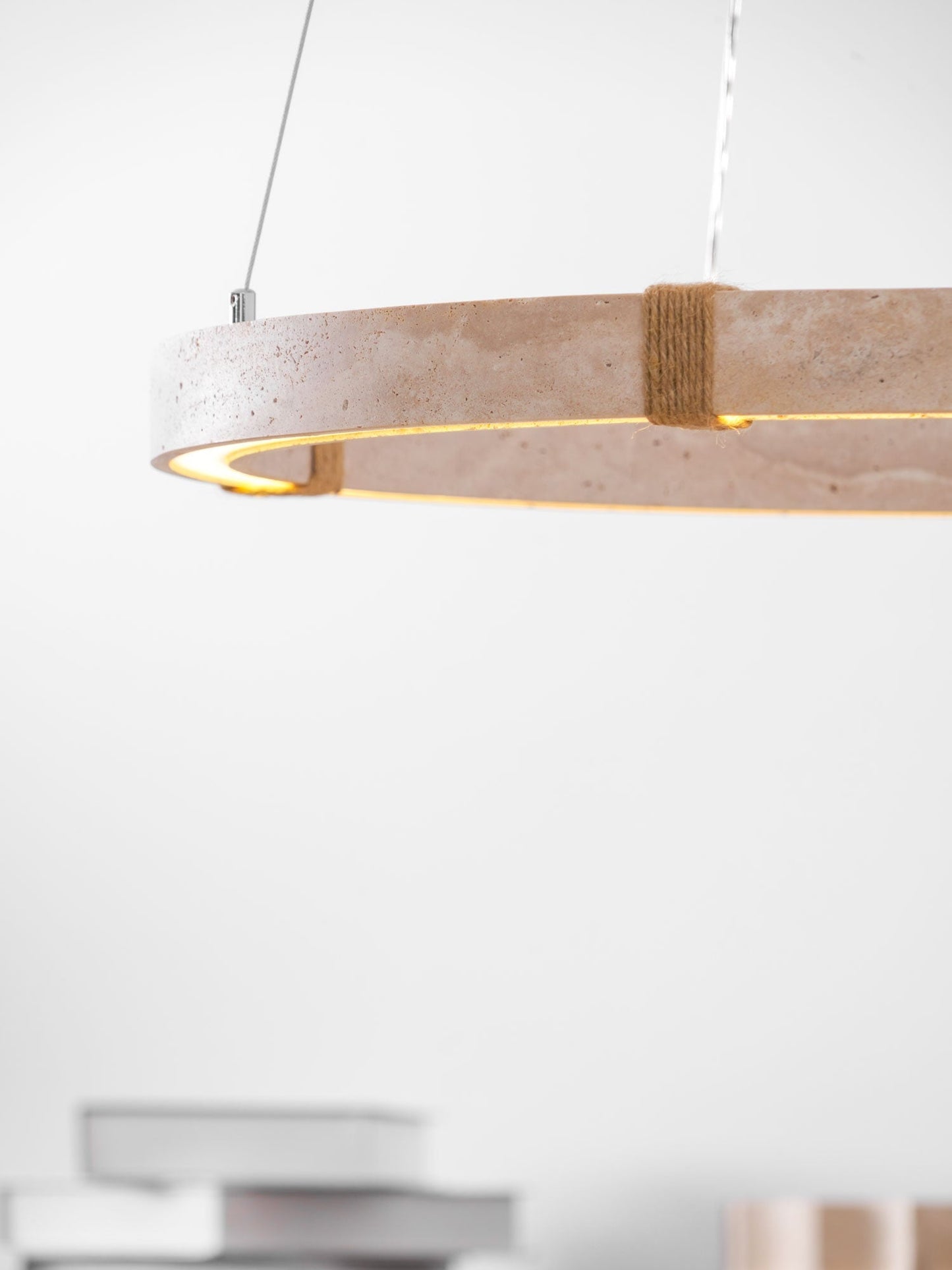 Circle Travertine Pendant Lamp 1001 pendant Lamp