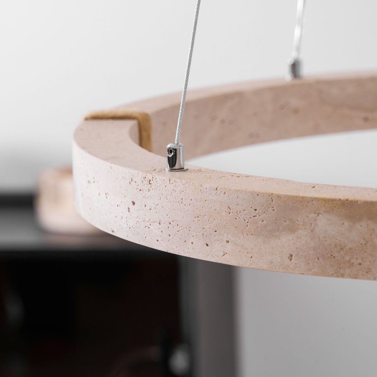 Circle Travertine Pendant Lamp 1001 pendant Lamp
