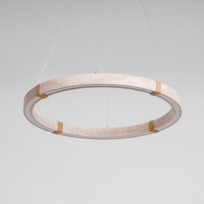 Circle Travertine Pendant Lamp 1001 pendant Lamp