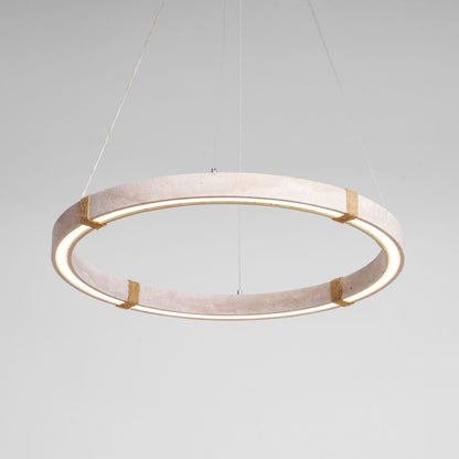 Circle Travertine Pendant Lamp 1001 pendant Lamp
