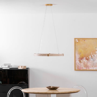 Circle Travertine Pendant Lamp 1001 pendant Lamp