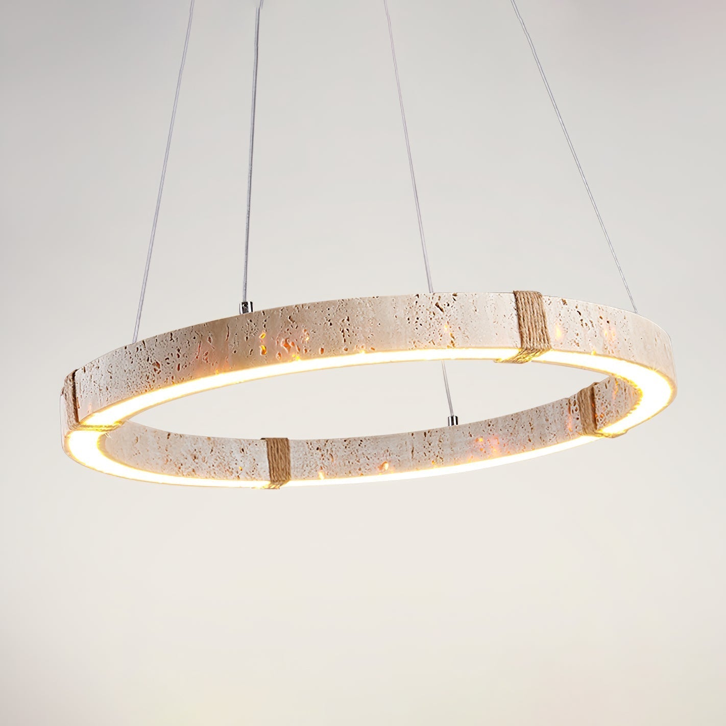 Circle Travertine Pendant Lamp 1001 pendant Lamp