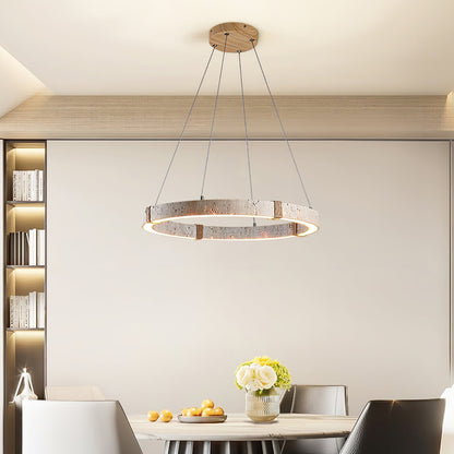 Circle Travertine Pendant Lamp 1001 pendant Lamp