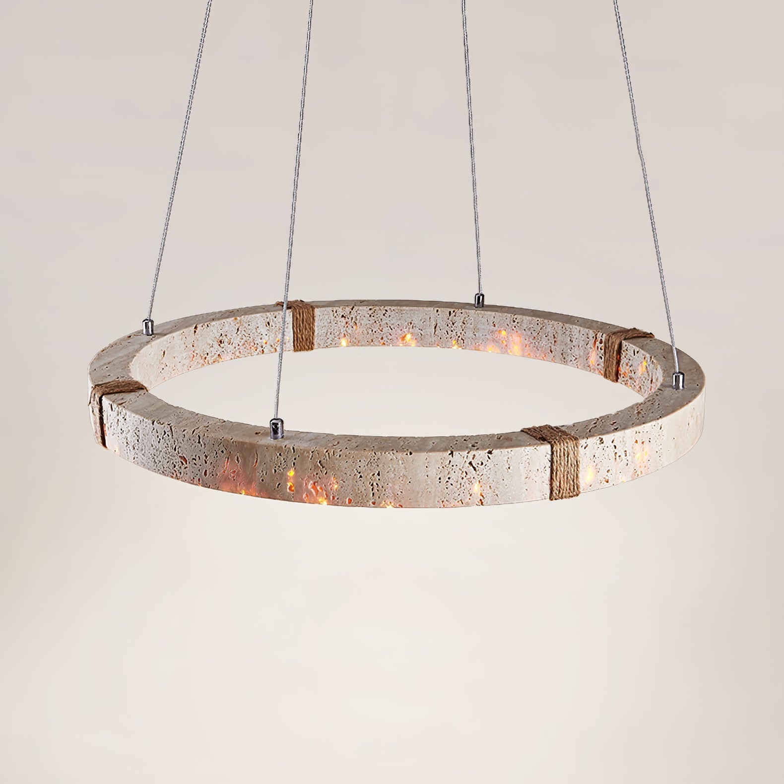Circle Travertine Pendant Lamp 1001 pendant Lamp
