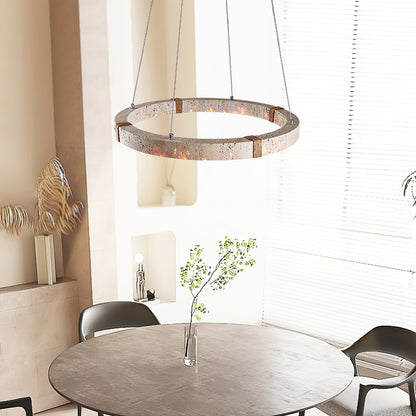 Circle Travertine Pendant Lamp 1001 pendant Lamp