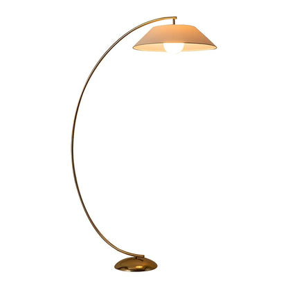 Circo Floor Lamp ? 34.4″ x H 61″ / Dia 87.5cm x H 155cm / Gold + White / US plug Floor lamp