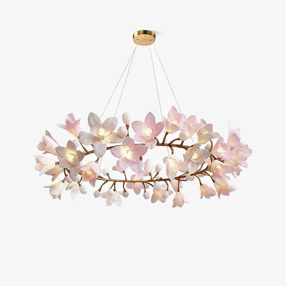 Circular Blossom Chandelier Chandelier