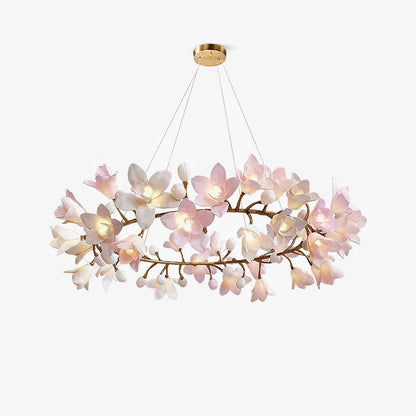 Circular Blossom Chandelier Chandelier