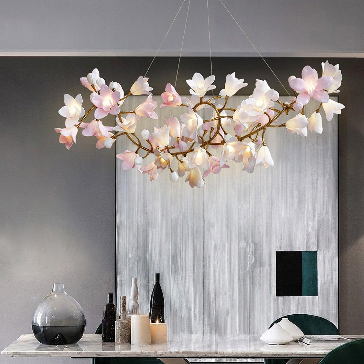 Circular Blossom Chandelier Chandelier