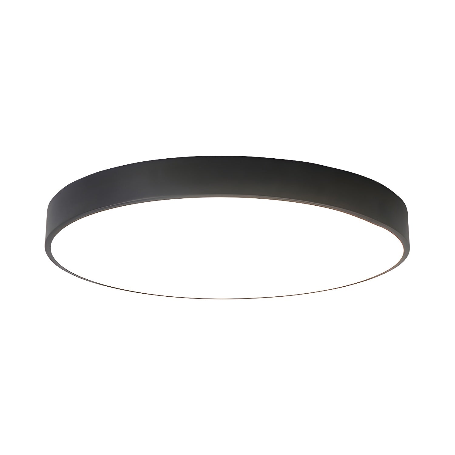 Circular Slimline Ceiling Light ? 7.9″ x H 2″ / Black / Warm Light 1001 Ceiling lamp