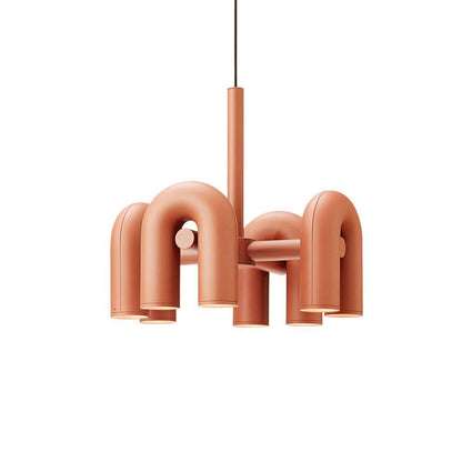 Cirkus Chandelier 4 Heads Dia 23.6″ x H 14.8″ / Dia 60cm x H 37.5cm (Power: ~56W) / Orange / Warm White Chandelier