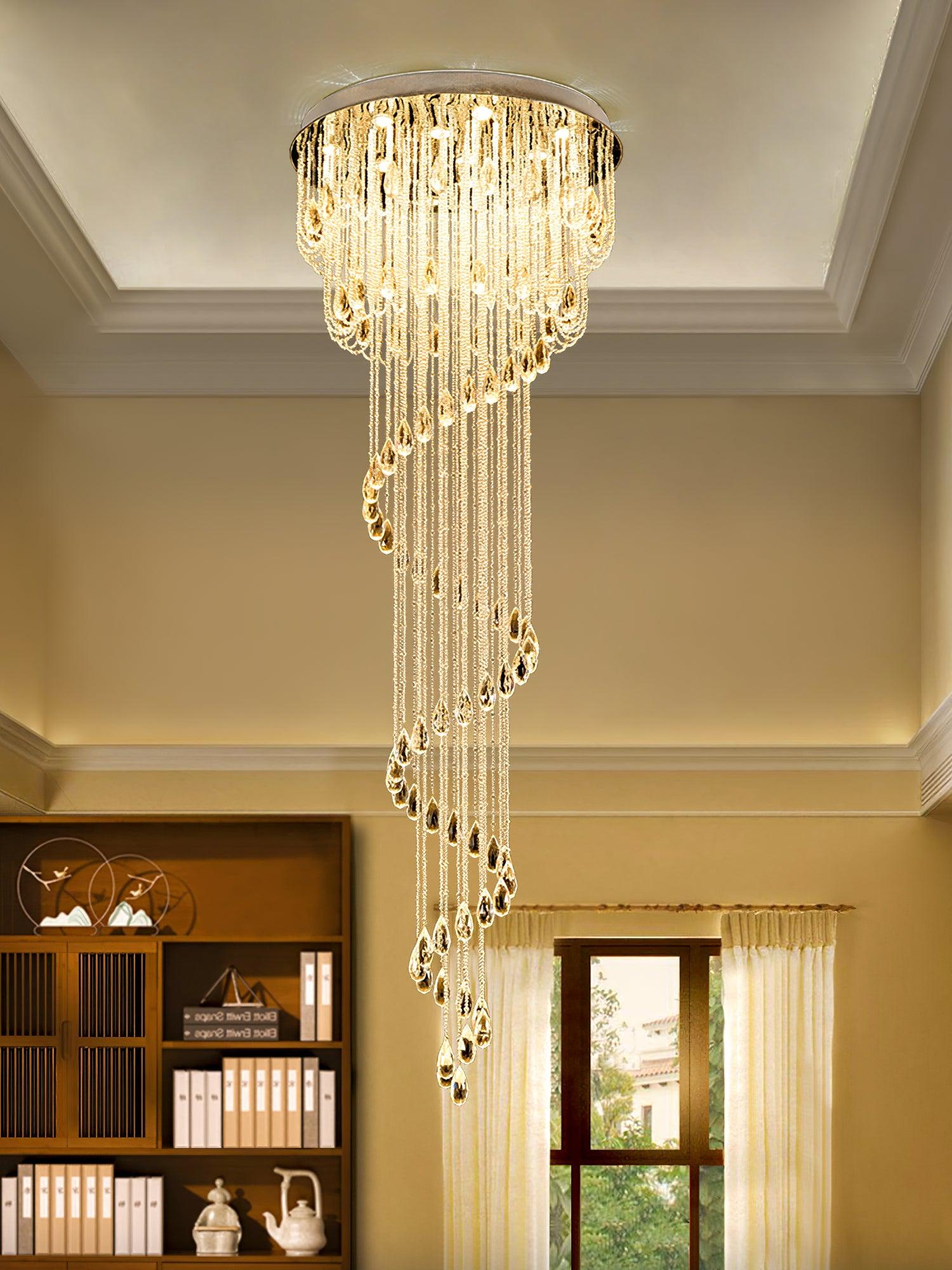 Classic Symphony Spiral Chandelier Chandelier