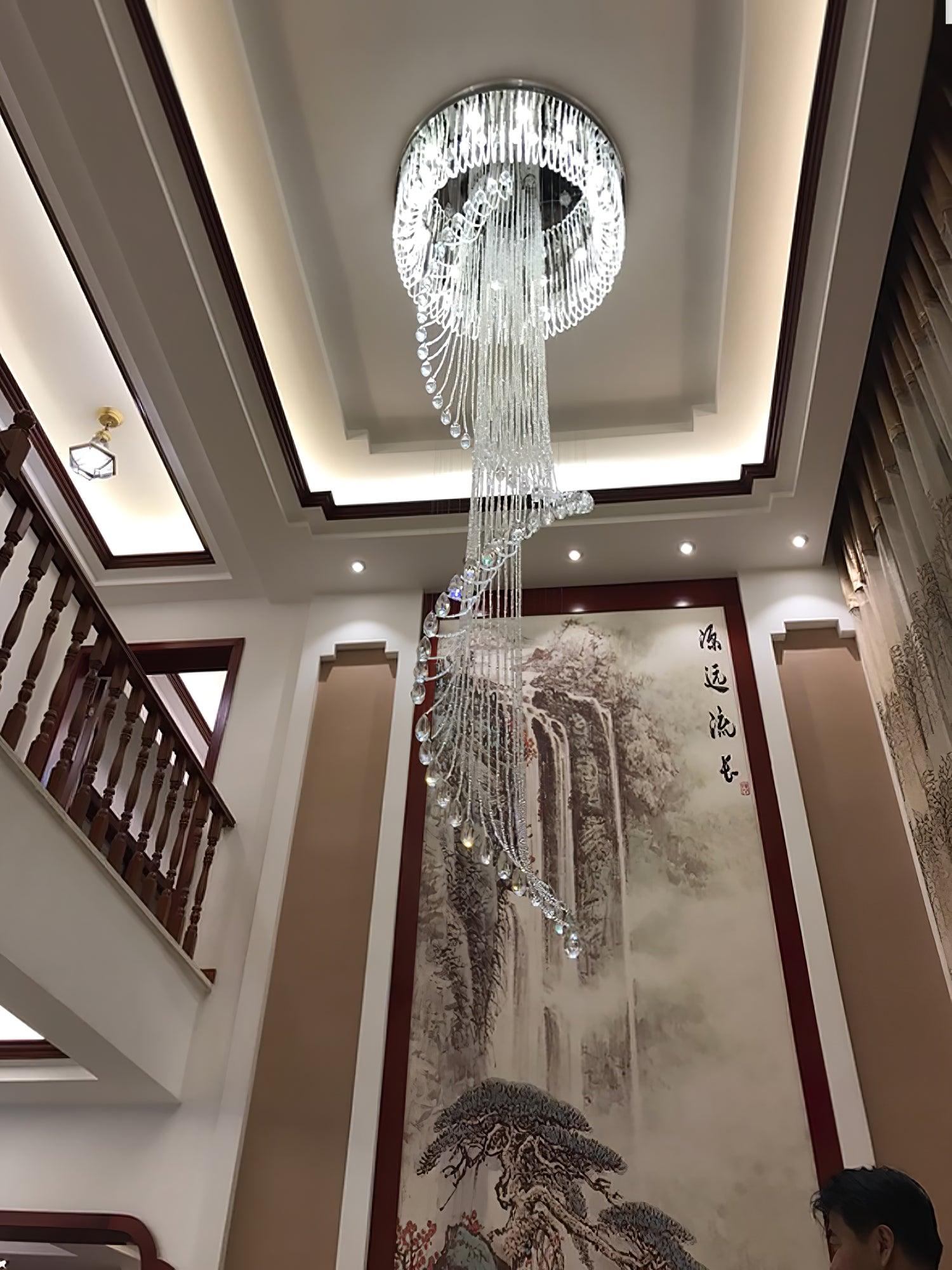 Classic Symphony Spiral Chandelier Chandelier