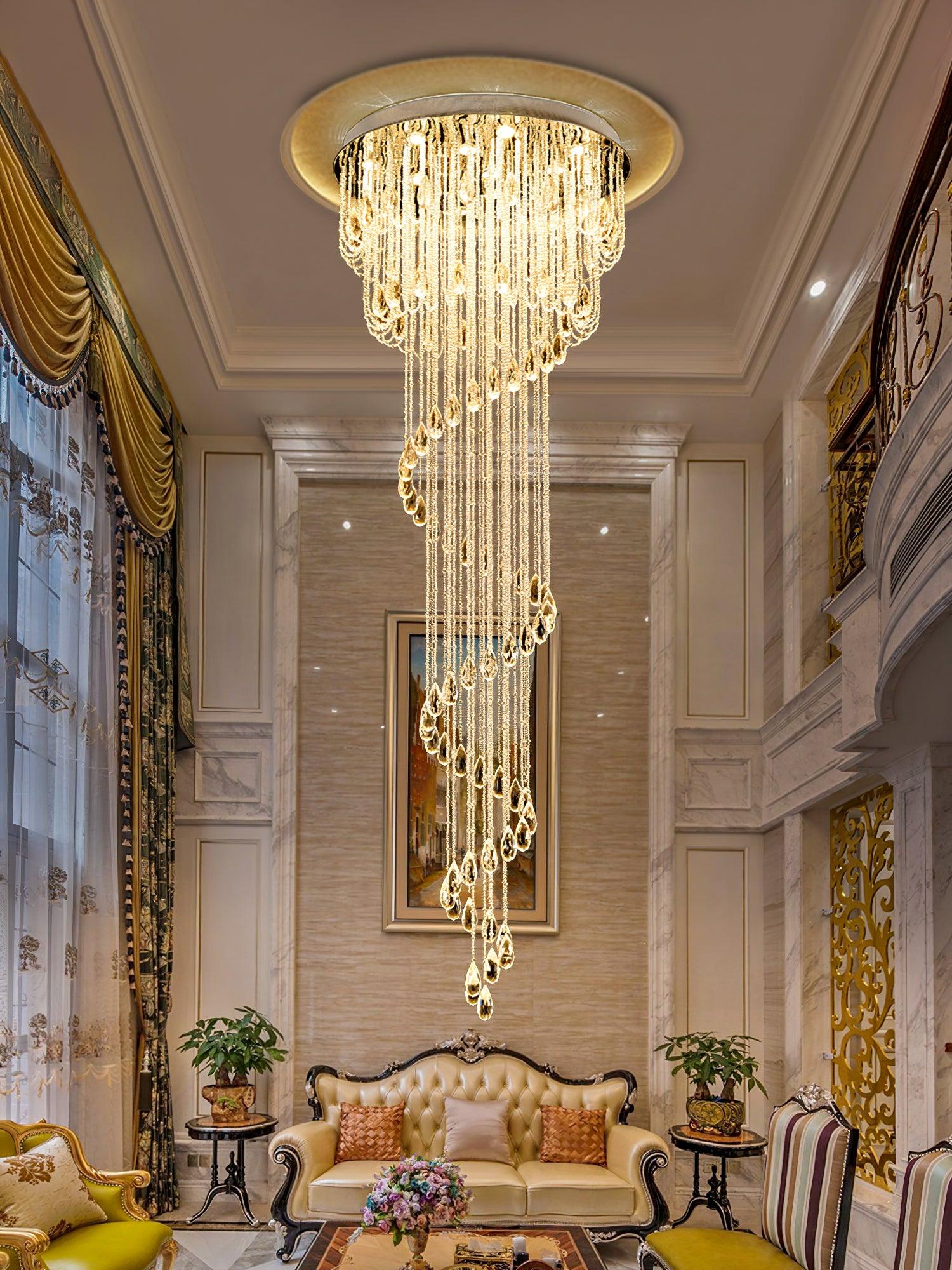 Classic Symphony Spiral Chandelier Chandelier