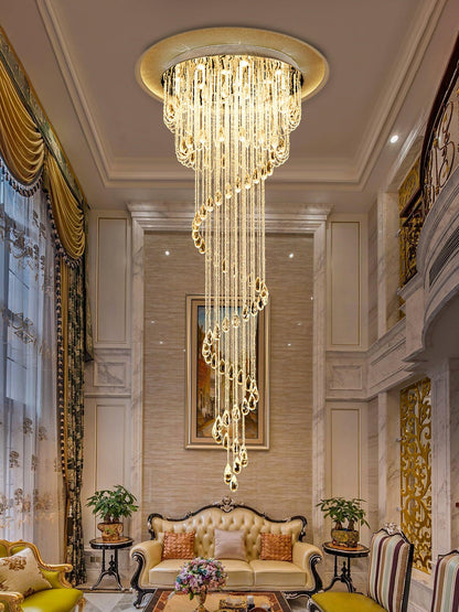 Classic Symphony Spiral Chandelier Chandelier