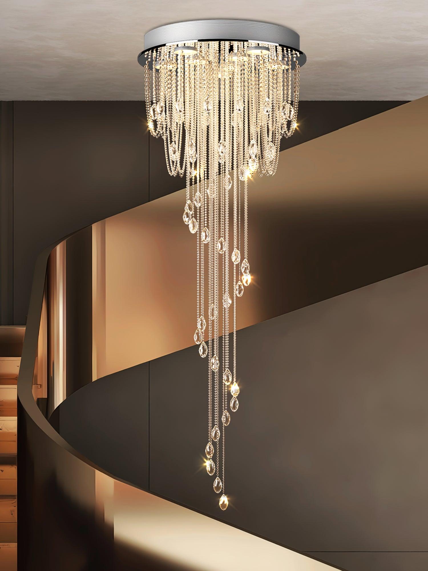 Classic Symphony Spiral Chandelier Chandelier